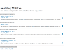 Tablet Screenshot of mandatory-metallica.blogspot.com