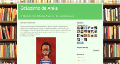 Desktop Screenshot of graozinhodeareia.blogspot.com
