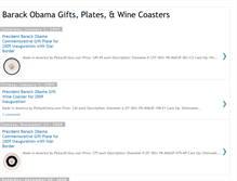 Tablet Screenshot of barackobamagiftplates.blogspot.com