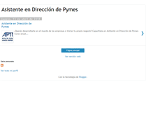 Tablet Screenshot of direcciondepymes.blogspot.com