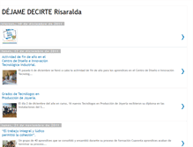 Tablet Screenshot of dejamedecirterisaralda.blogspot.com