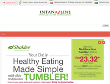Tablet Screenshot of intanazlin.blogspot.com