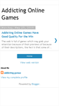 Mobile Screenshot of addictingonlinegames2.blogspot.com