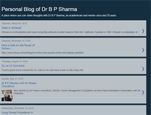 Tablet Screenshot of bpsharma.blogspot.com