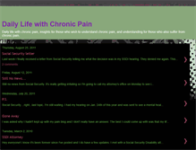 Tablet Screenshot of dailylifewithchronicpain.blogspot.com