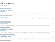 Tablet Screenshot of forzargentina.blogspot.com