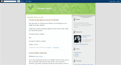 Desktop Screenshot of caliopesopla.blogspot.com