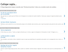 Tablet Screenshot of caliopesopla.blogspot.com