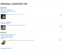 Tablet Screenshot of personalcomputer-tips.blogspot.com