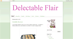 Desktop Screenshot of delectableflair.blogspot.com