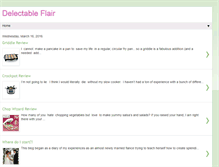 Tablet Screenshot of delectableflair.blogspot.com