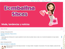 Tablet Screenshot of bombalinashoes.blogspot.com