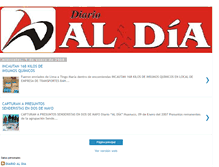 Tablet Screenshot of diarioaldia-huanuco.blogspot.com