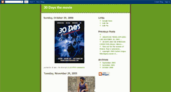 Desktop Screenshot of 30daysthemovie.blogspot.com