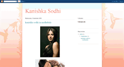 Desktop Screenshot of kanishkasodhi-madhubala.blogspot.com