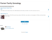 Tablet Screenshot of farmerfamilygenealogy.blogspot.com