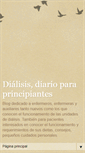 Mobile Screenshot of diariodialisis.blogspot.com