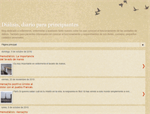 Tablet Screenshot of diariodialisis.blogspot.com