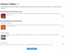 Tablet Screenshot of hagalosimple.blogspot.com