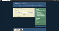 Desktop Screenshot of dylanforeverandmore.blogspot.com