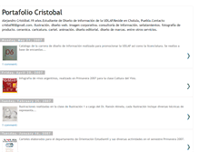 Tablet Screenshot of portafoliocristobal.blogspot.com