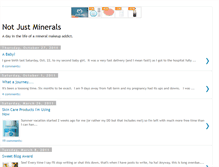 Tablet Screenshot of notjustminerals.blogspot.com