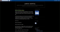 Desktop Screenshot of jarvisdental.blogspot.com