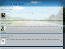 Tablet Screenshot of beyondtheblueridge.blogspot.com