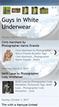 Mobile Screenshot of guysinwhiteunderwear.blogspot.com