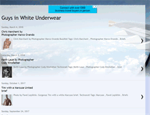 Tablet Screenshot of guysinwhiteunderwear.blogspot.com