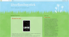 Desktop Screenshot of ijssellandmystiek.blogspot.com