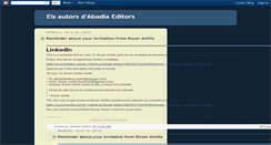 Desktop Screenshot of abadiaeditors.blogspot.com