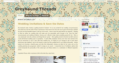 Desktop Screenshot of greyhoundthreads.blogspot.com