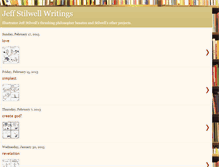 Tablet Screenshot of jeffstilwellwritings.blogspot.com