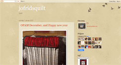 Desktop Screenshot of jofridsquilt.blogspot.com