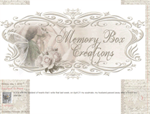 Tablet Screenshot of memoryboxcreations.blogspot.com