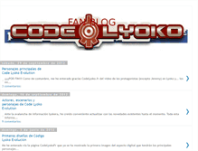 Tablet Screenshot of codelyokobyfans.blogspot.com