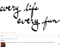 Tablet Screenshot of everylifeeveryfun.blogspot.com