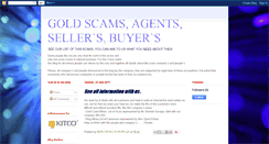 Desktop Screenshot of goldscamssellersbuyersagents.blogspot.com