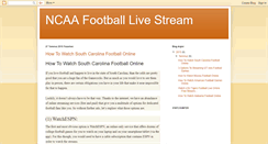 Desktop Screenshot of ncaafootballliveonline.blogspot.com