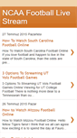Mobile Screenshot of ncaafootballliveonline.blogspot.com