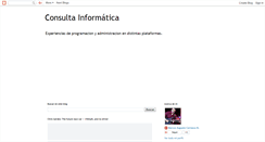 Desktop Screenshot of consulta-informatica.blogspot.com