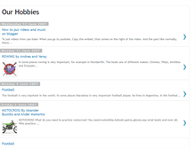Tablet Screenshot of ourhobbies2a.blogspot.com