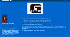 Desktop Screenshot of geminirealtygroup.blogspot.com