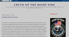 Desktop Screenshot of chuckontherightside.blogspot.com