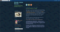 Desktop Screenshot of blondeisbond.blogspot.com