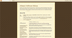 Desktop Screenshot of johnnysoftware.blogspot.com
