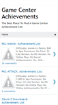 Mobile Screenshot of gamecenterachievementlists.blogspot.com
