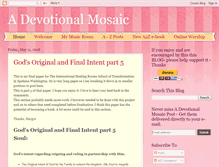 Tablet Screenshot of devotionals-margot.blogspot.com