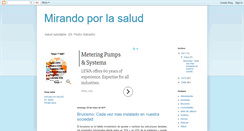 Desktop Screenshot of mirandoporlasalud.blogspot.com